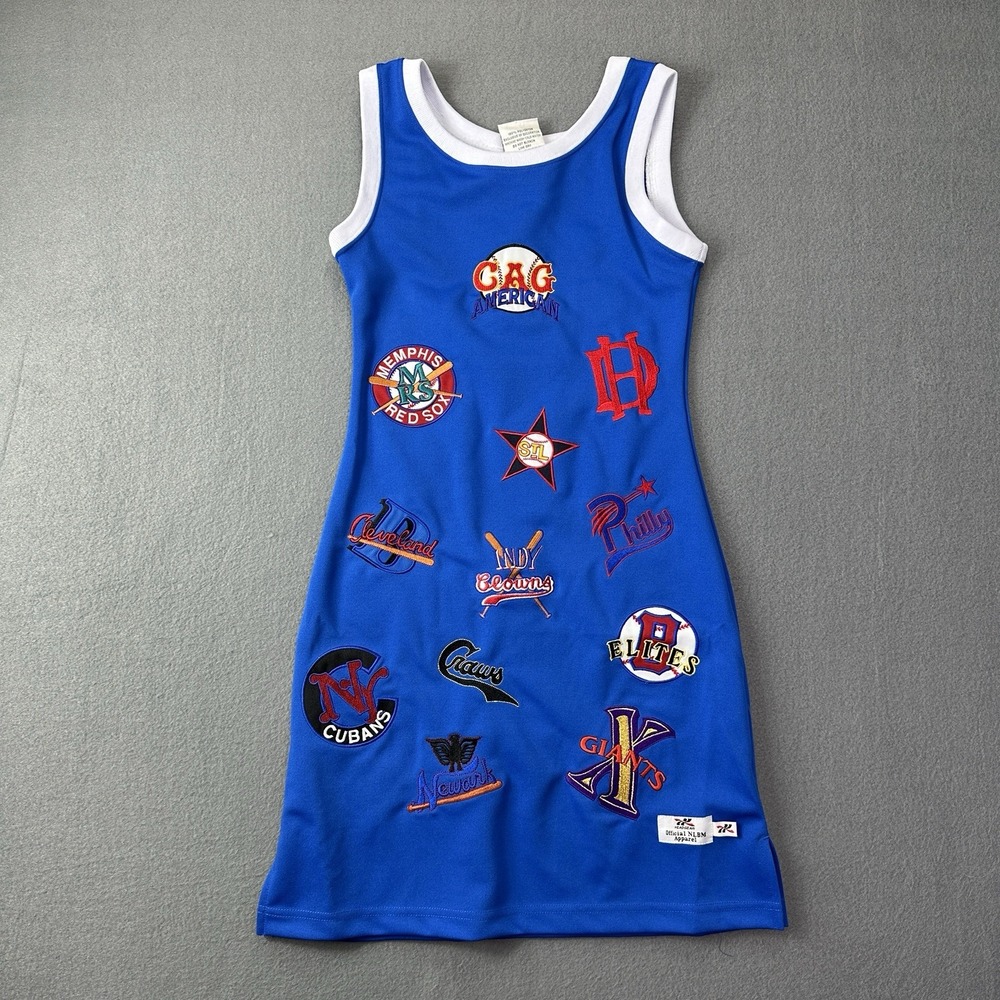 Official NLBM League Baseball Museum Team Patch Headgear Jersey Small Dress Y2K‎